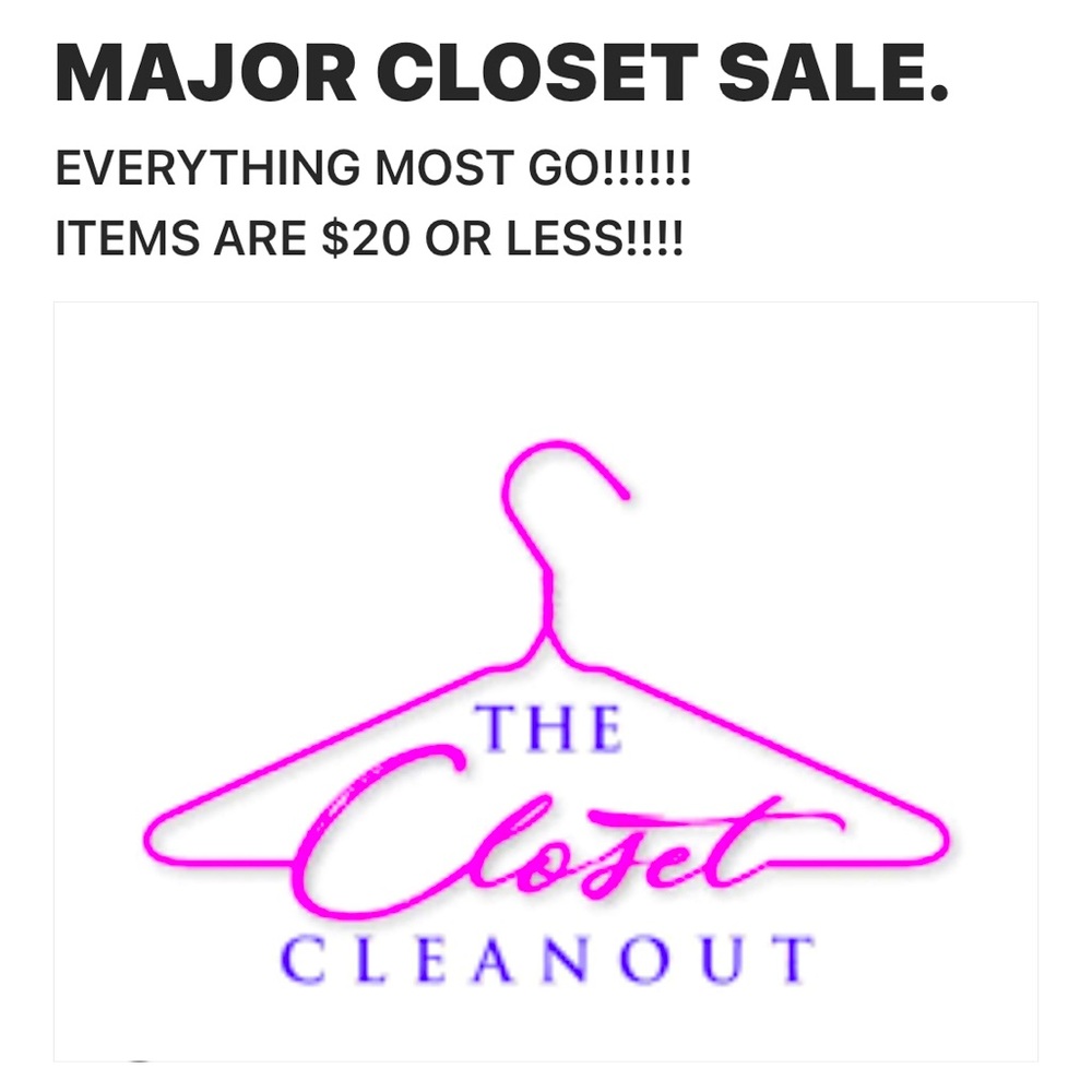 Major Closet Sale